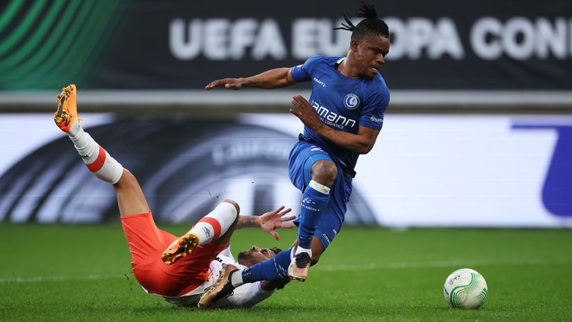 Gift Orban in action for Gent (©Alex Grimm/Getty Images)