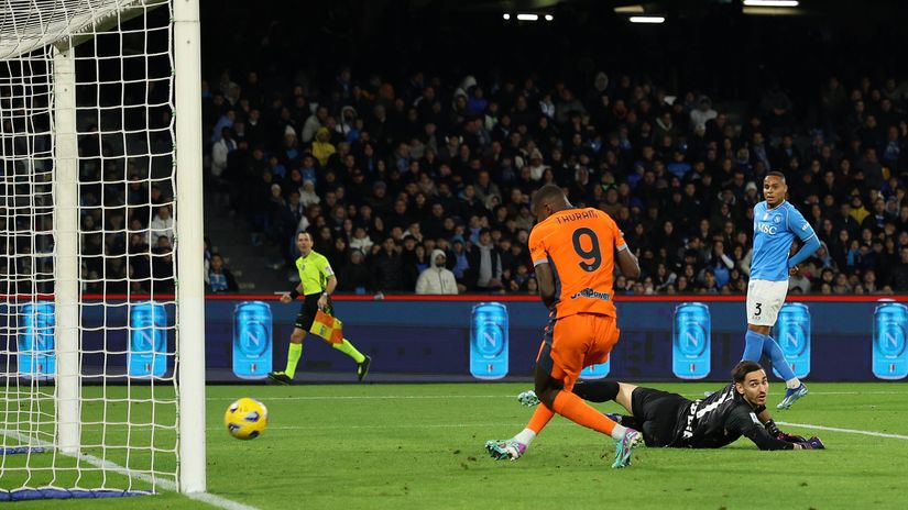 Thuram scores in the last encounter between the two sides (©Francesco Pecoraro/Getty Images)