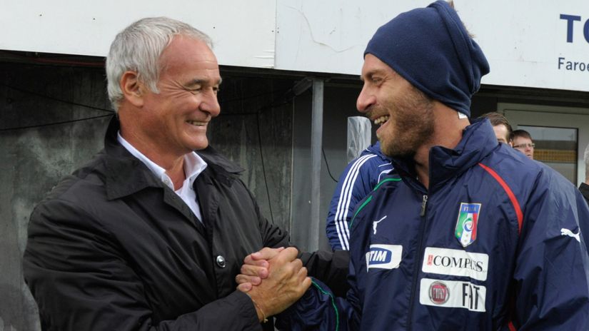 They go way back: Claudio Ranieri and Daniele De Rossi in 2011 (©Getty Images)