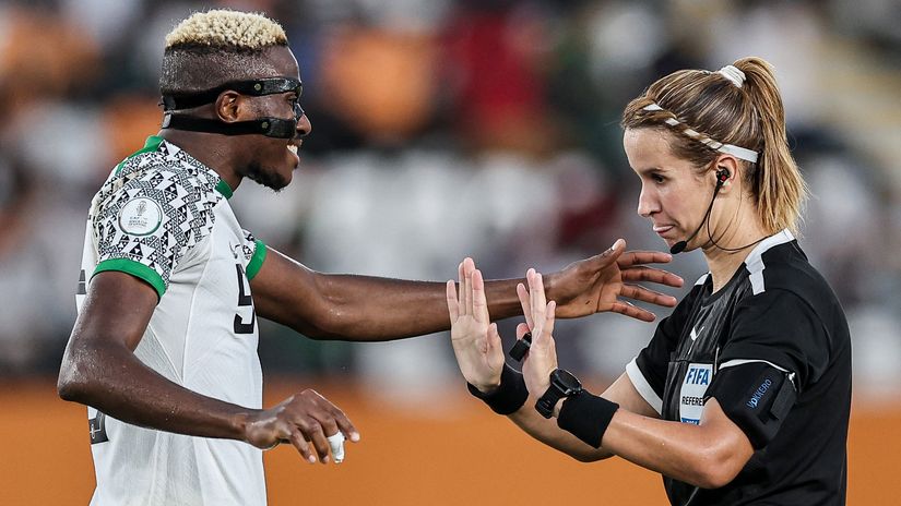 Mother, policewoman and the only female referee at AFCON