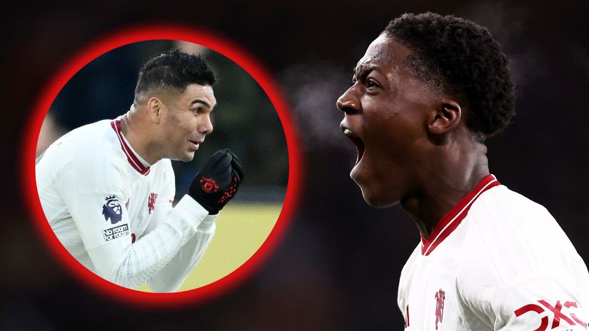 Casemiro is a big fan of Kobbie Mainoo (©AFP)