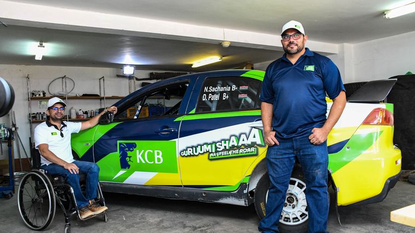 Kenya’s first paraplegic rally driver Nikhil Sachania revs up for Safari Rally glory