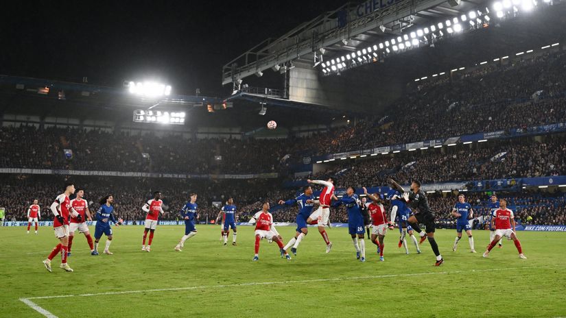 Chelsea vs Arsenal at Stamford Bridge (©Michael Regan/Getty Images)