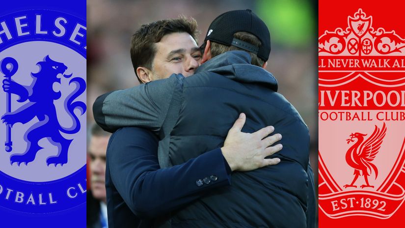 Mauricio Pochettino and Jurgen Klopp (©Getty Images)