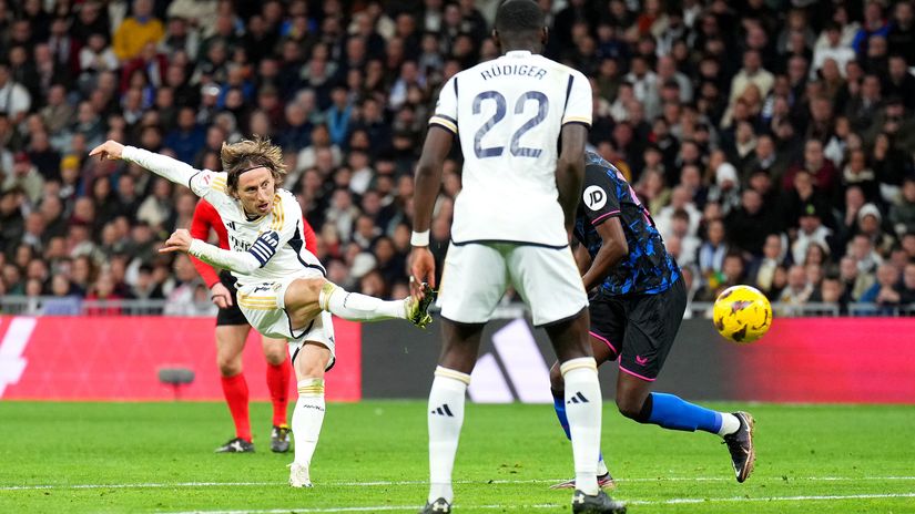 Not too bad for a written-off veteran - magician Modric bags it late for the win against Sevilla