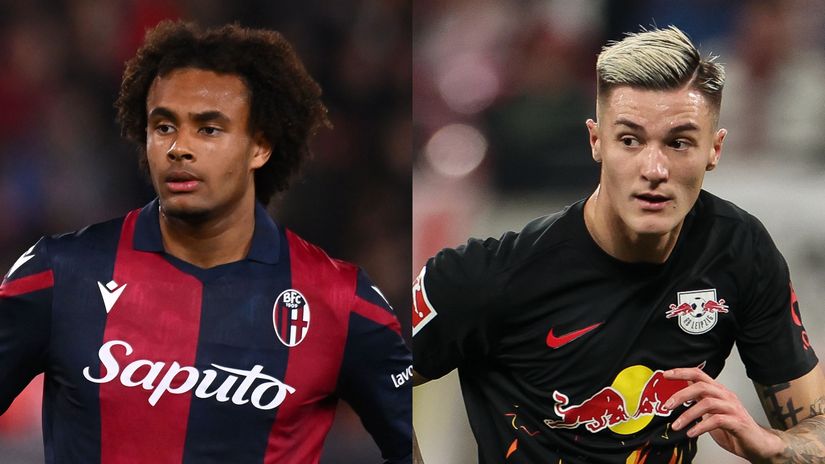 Zirkzee & Sesko (©Getty Images)