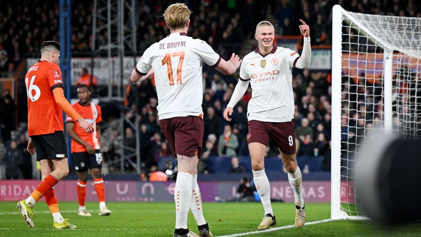 De Bruyne & Haaland (©Getty Images)