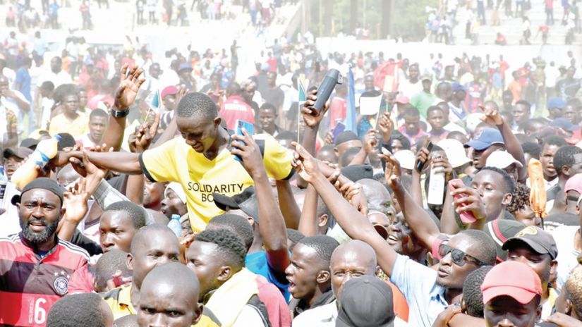 St. Anthony Boys celebrate after winning the national title © Courtesy/ People Daily