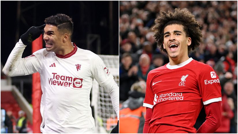 Casemiro (left) & Danns (right) (©Getty Images)