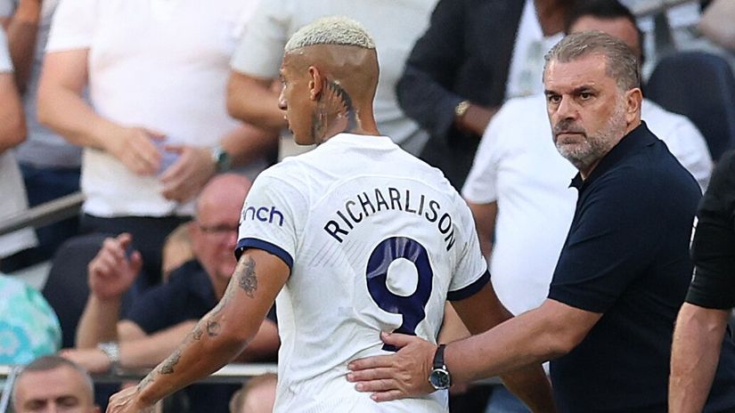 RIcharlison & Postecoglou (©Getty Images)