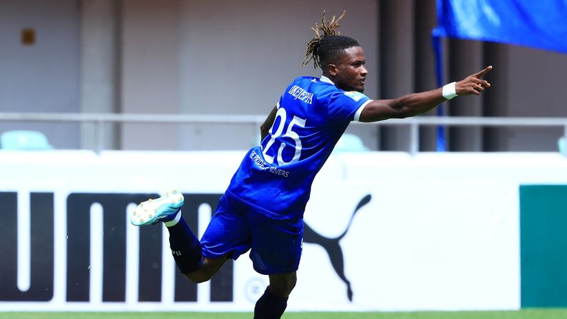 Okejepha raises Rivers United's hopes of CAF Cup semis place