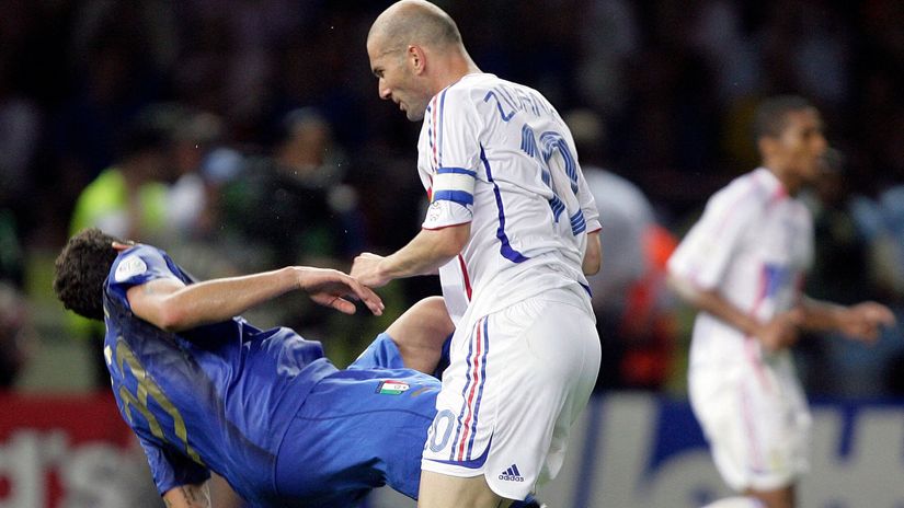 The iconic headbut... (©REUTERS/Peter Schols/GPD)