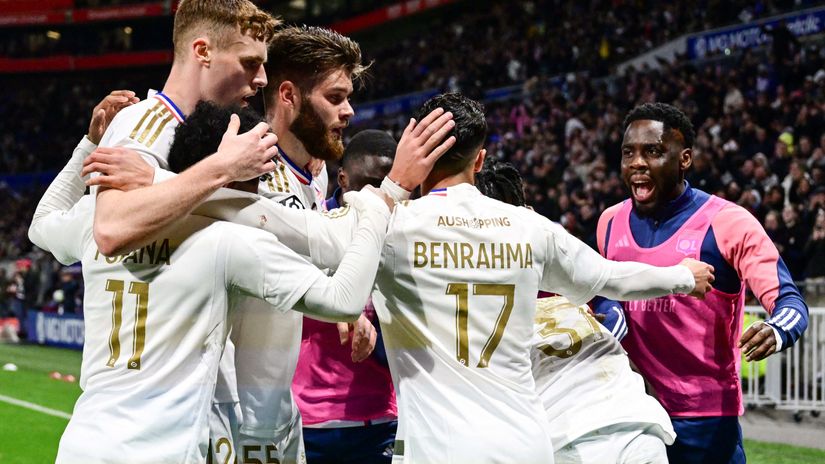 On-fire Lyon team (©AFP)