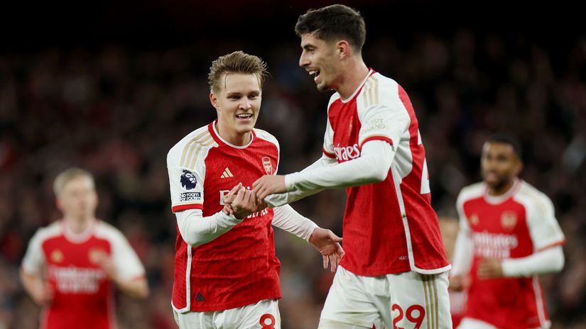 Odegaard & Havertz (©Getty Images)