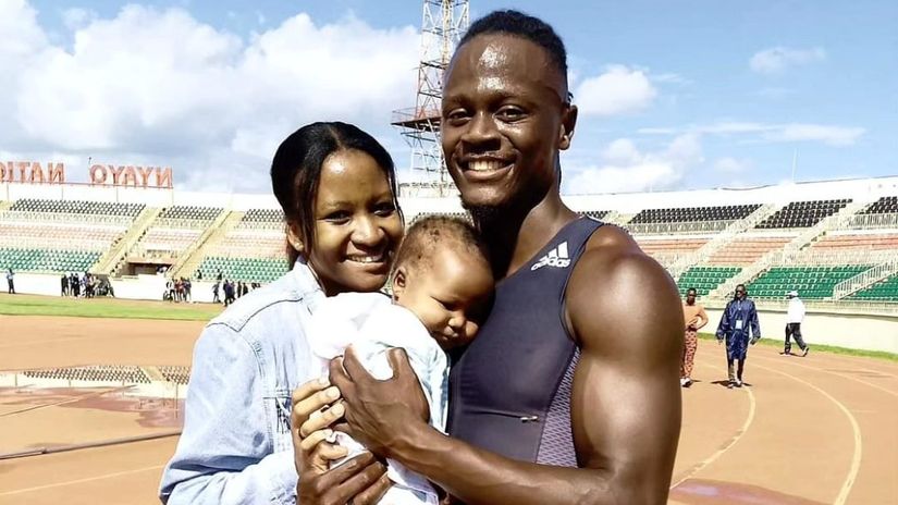 Mark Otieno celebrates Team Kenya return in style