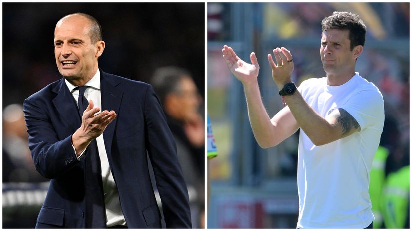 Old and new, Allegri and Motta (©Getty images sport)