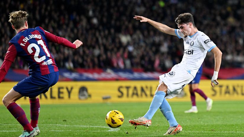 Gutierrez fires against Barcelona (©David Ramos/Getty Images)