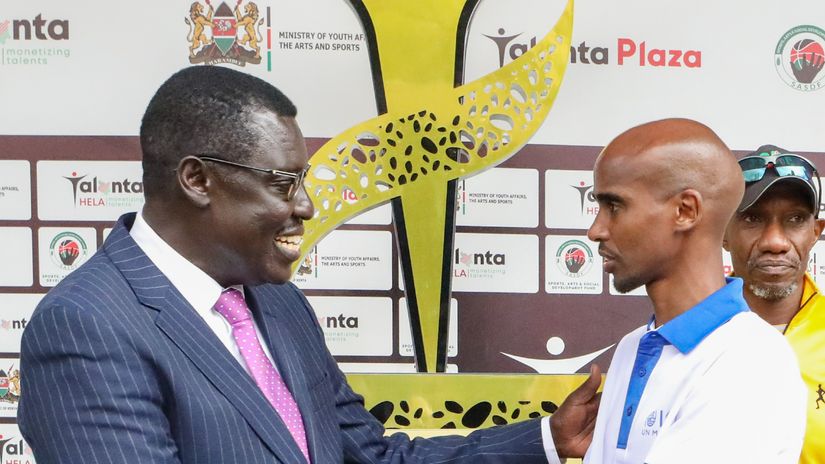 Mo Farah explores athletics collaboration with Kenyan government