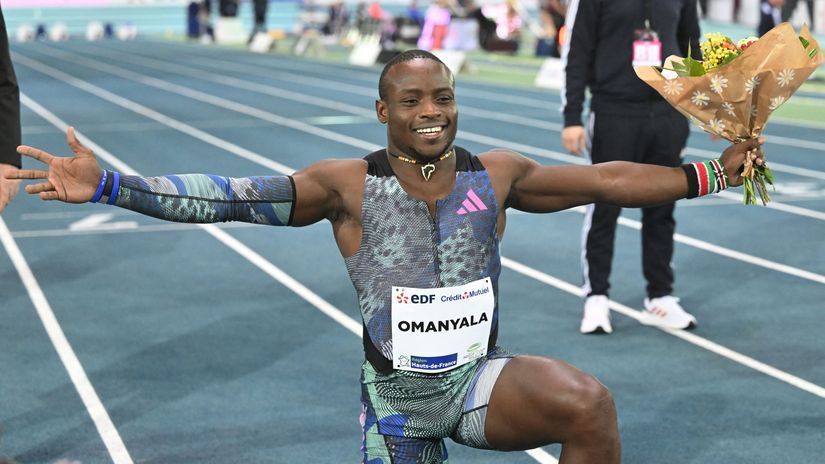 Ferdinand Omanyala © AFP