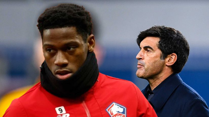 Jonathan David and Paulo Fonseca (©Getty images sport/Gallo images)