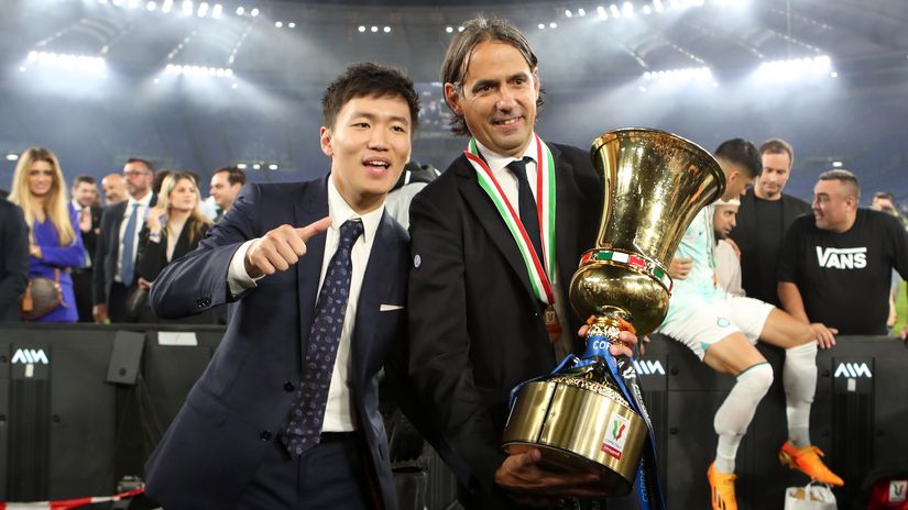 Zhang & Inzaghi (©Getty Images)