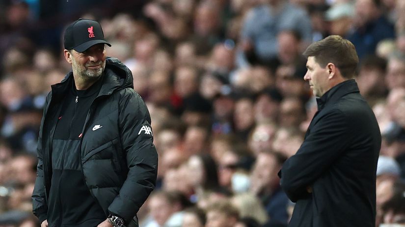 Klopp & Gerrard (©Getty Images)