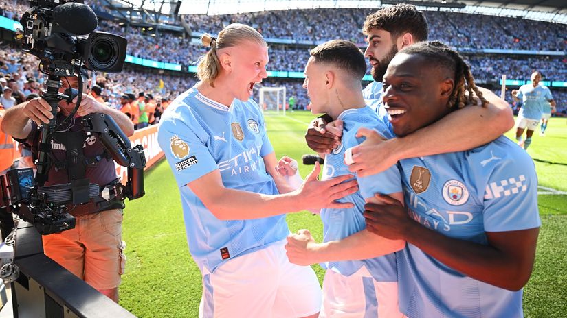 We've put ourselves in the history books, says Man City hero Foden