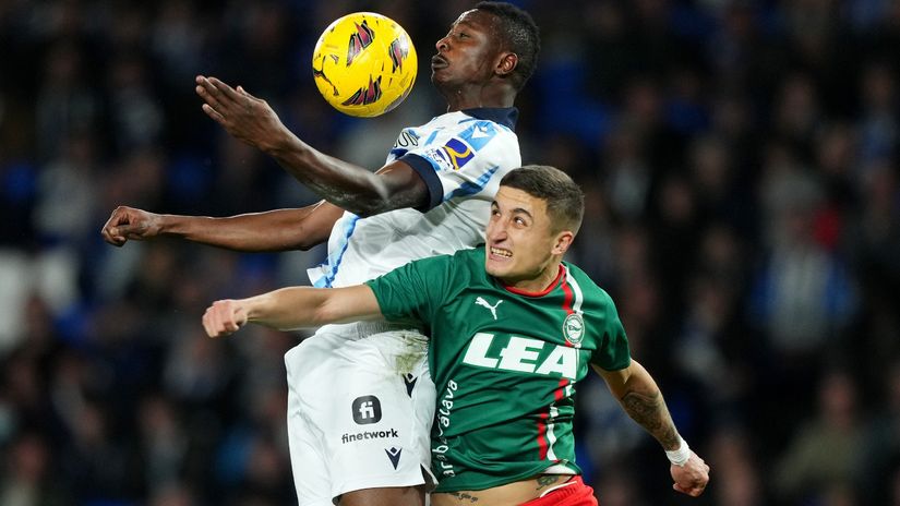 Sadiq in action for Real Sociedad (©Juan Manuel Serrano Arce/Getty Images)