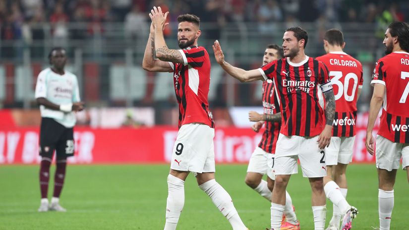 Giroud and Pioli say goodbye to Rossoneri as AC Milan clumsily spill points against Salernitana