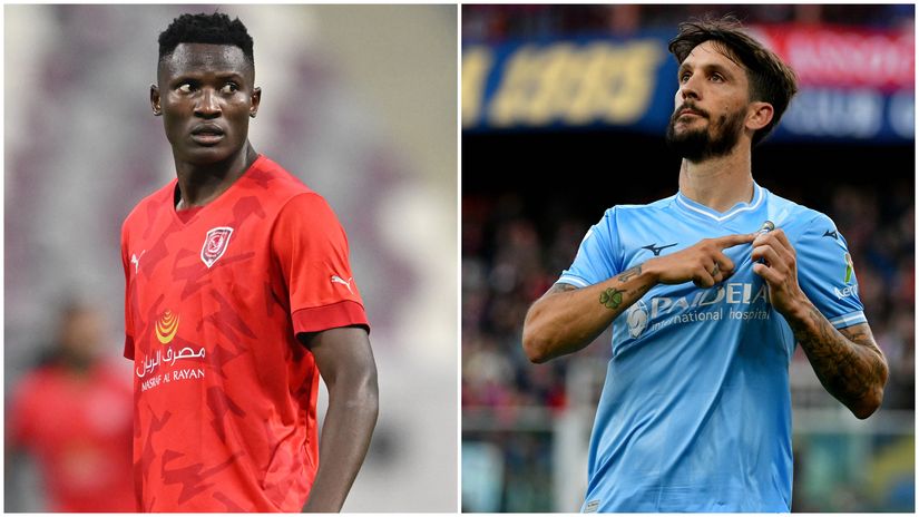 New teammates, Olunga and Luis Alberto (©AFP/Getty images sport)