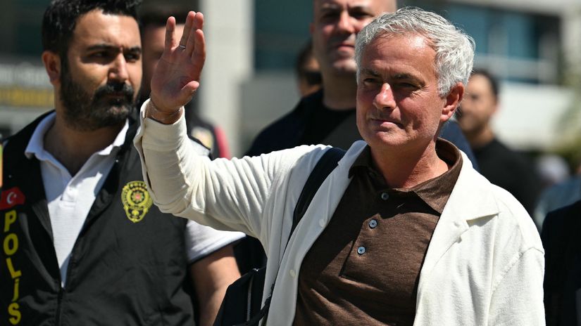 New Fenerbahce coach Jose Mourinho arrives in Istanbul
