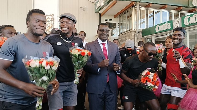 Pomp and color as triumphant Shujaa return home