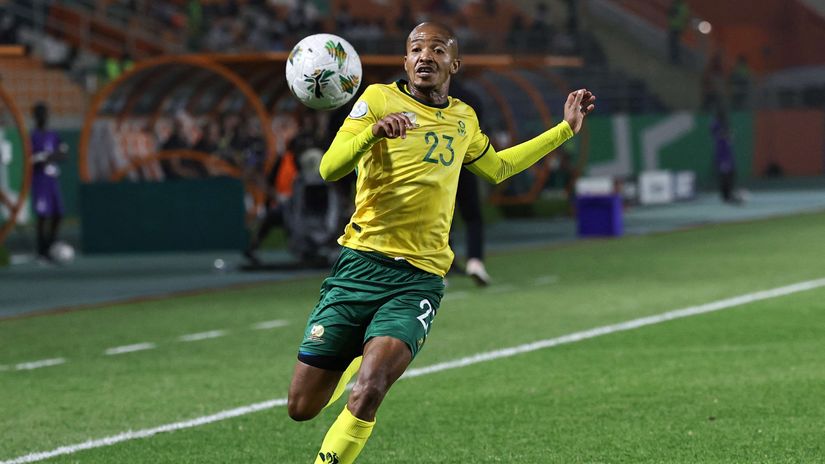 A brace scorer, Thapelo Morena(©AFP)