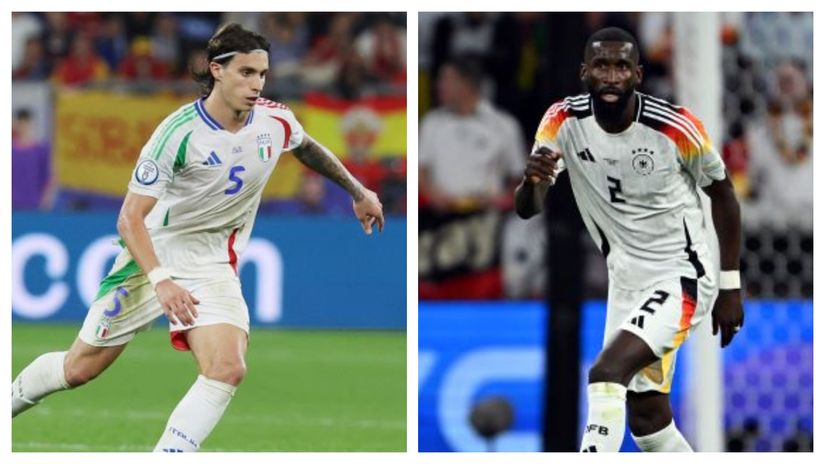 Calafiori and Rudiger(©AFP)