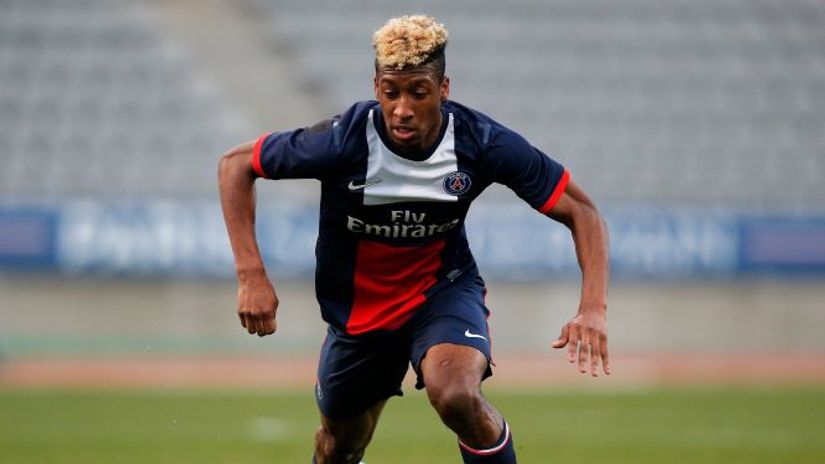 Coman playing for PSG's youth categories in 2014(©Dean Mouhtaropoulos/Getty Images)