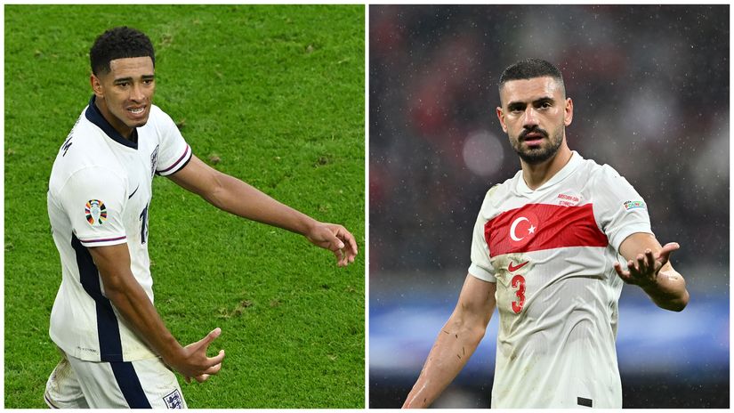 Bellingham and Demiral (©Getty images sport)