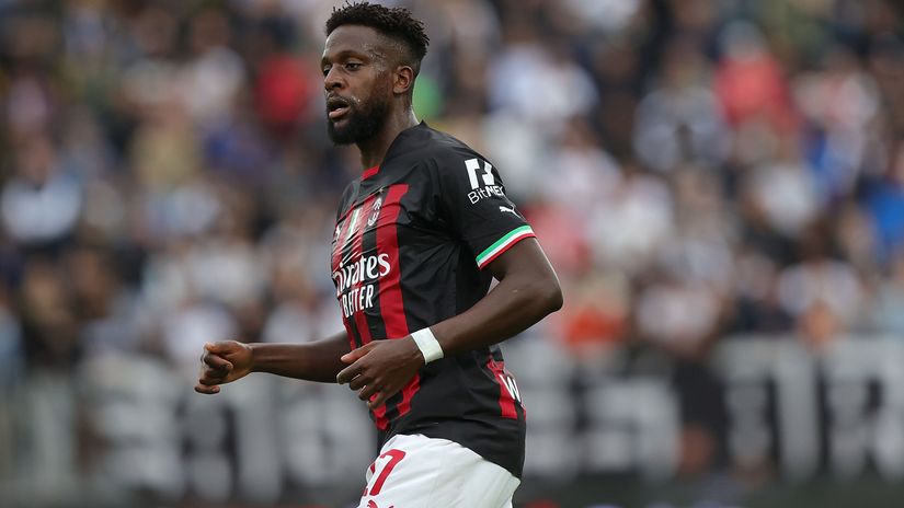 Divock Origi in action for AC Milan (©Gabriele Maltinti/Getty Images)