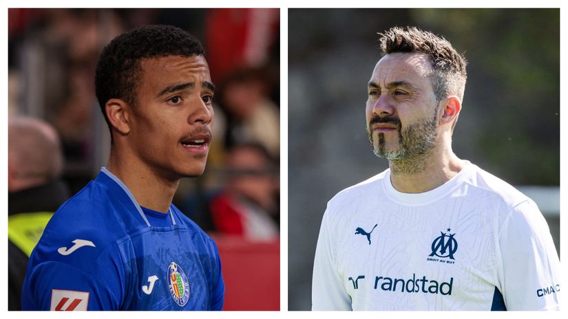 Greenwood and De Zerbi(©AFP)