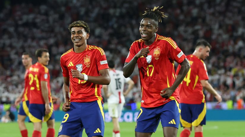 Lamine Yamal & Nico Williams (©Getty Images)