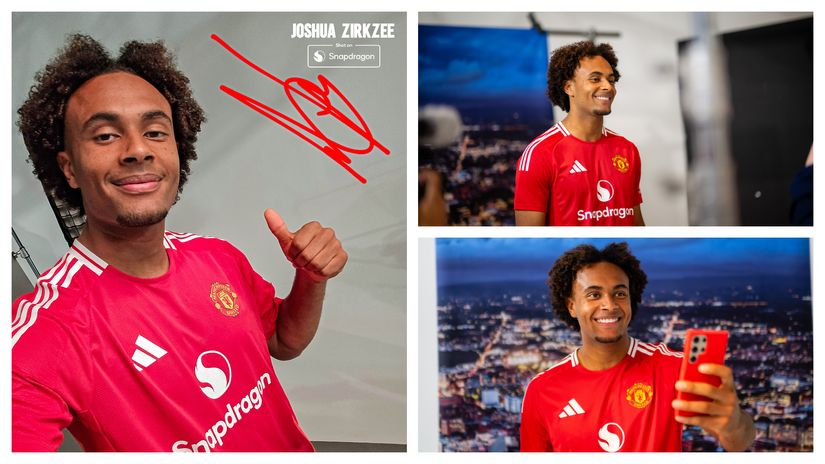 Joshua Zirkzee(©x.com/ManUtd)