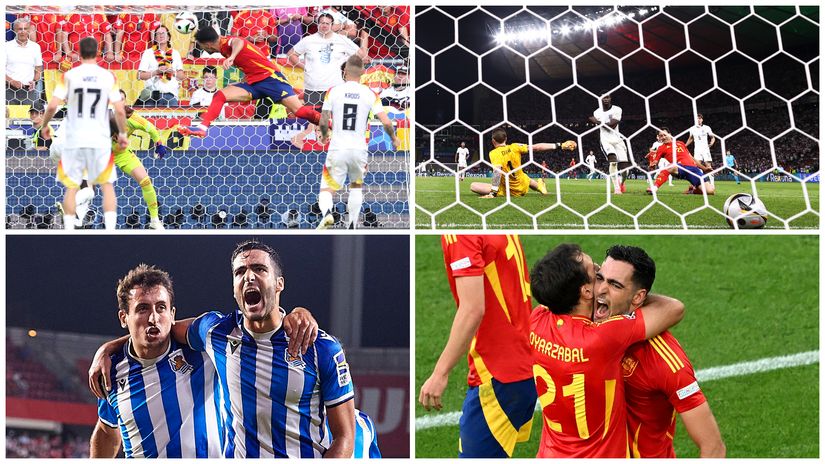 Real Sociedad teammates Merino and Oyarzabal became heroes at Euros (©Getty images sport)