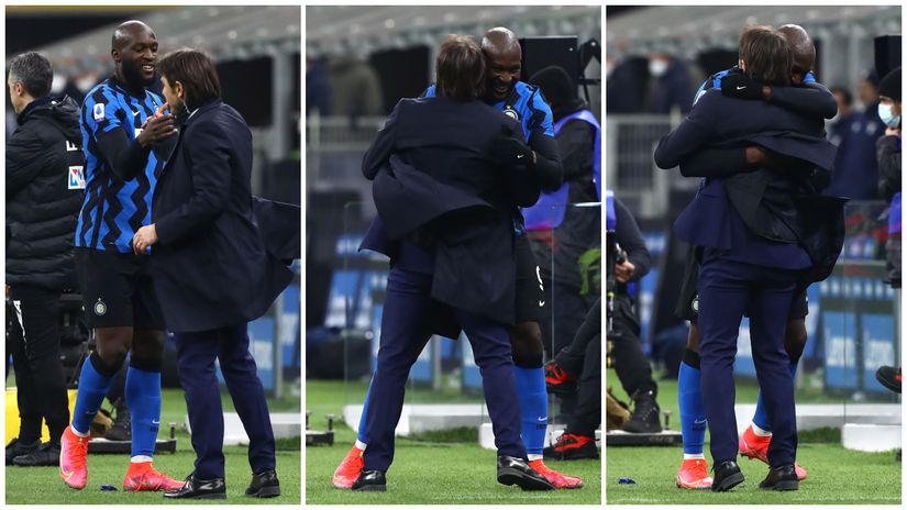 Lukaku and Conte during their Inter days (©Marco Luzzani/Getty Images)