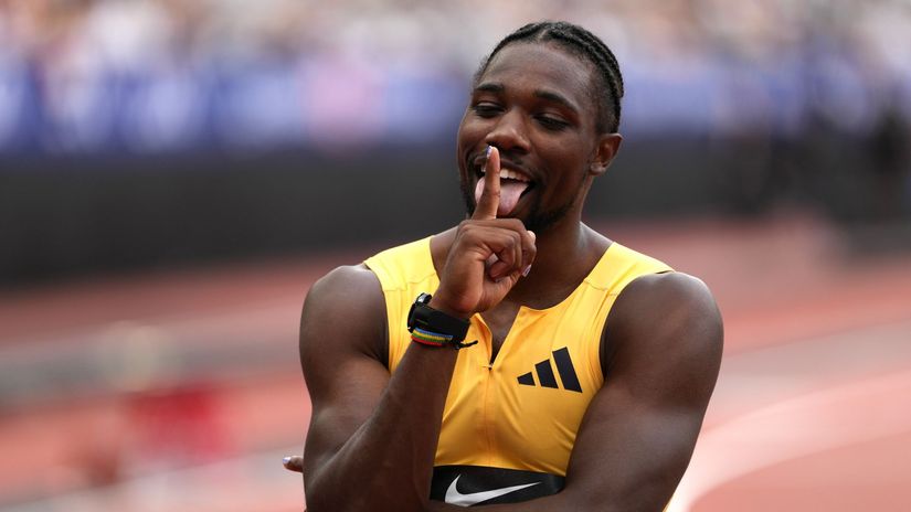 Noah Lyles warms up for Olympics with record victory in London Diamond League