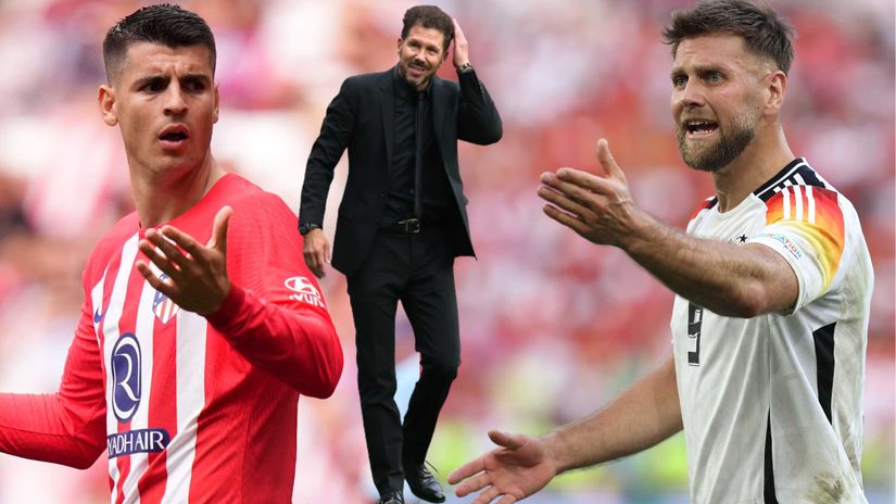 Alvaro Morata, Diego Simeone and Niclas Fullkrug (©Getty images)