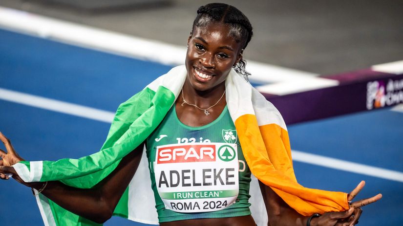 Rhasidat Adeleke (©AFP)