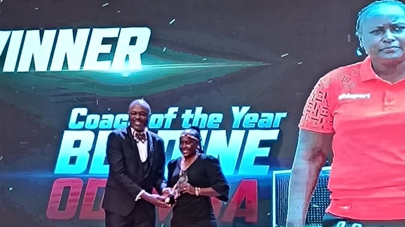 Trailblazing Beldine Odemba named WPL coach of the year