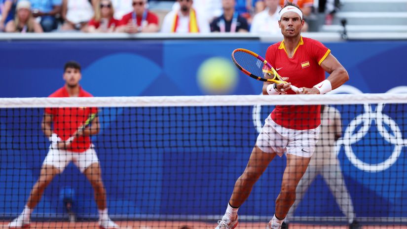 Carlos Alcaraz & Rafael Nadal (©Getty Images)