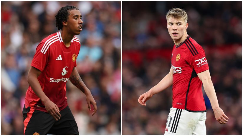 Leni Yoro and Rasmus Hojlund (©Getty images sport)