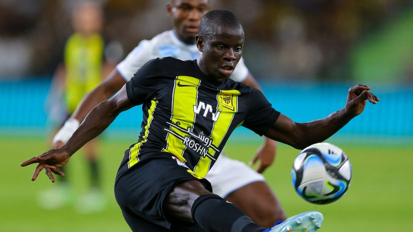 Kante is plying trade at Al-Ittihad (© Yasser Bakhsh/Getty Images)