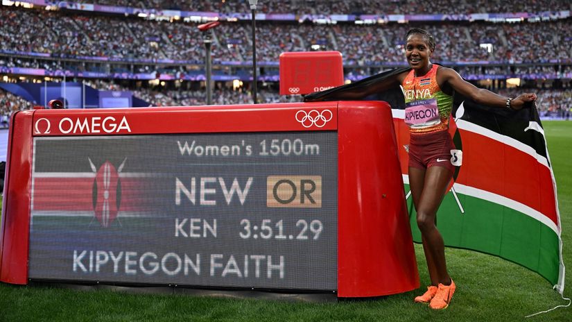 Paris Olympics: Faith Kipyegon obliterates two records to etch her name into Olympics folklore